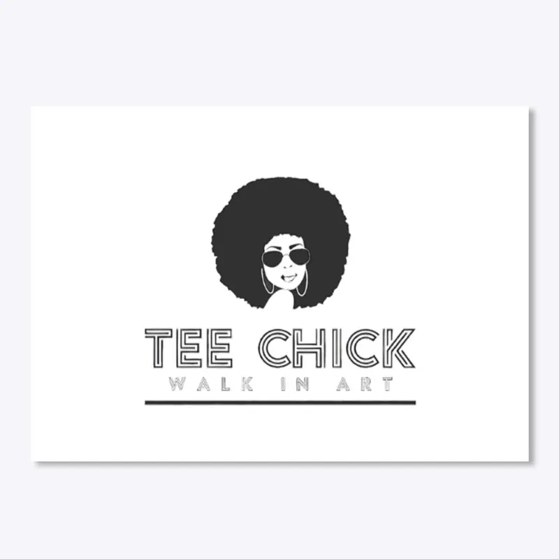 Black & White Tee Chick